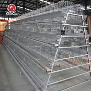 Quality 4 Layers / Cell A Type Layer Battery Chicken Cage 43*41*41 Cm wholesale