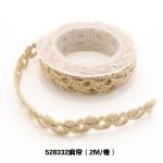 Garment Decoration Jute Rope Ribbon Gift Packing Wired Burlap Ribbon