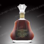 ISO9001 2015 Transparent Oval Cognac Glass Bottle