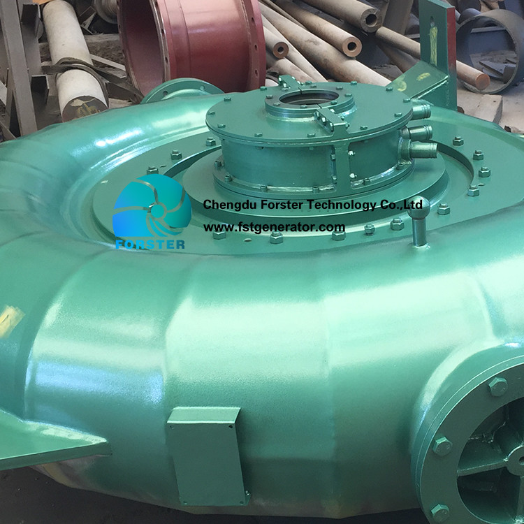 Brushless Excitation Small Francis Turbine , Hydroelectric Water Turbine CE Listed