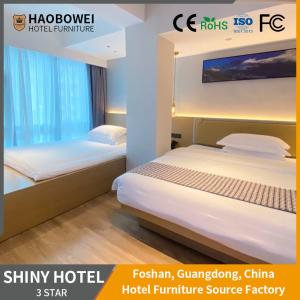 Quality Three Guarantees Within 2 Years Luxury Style Double Bedroom Bed For Hotel Furniture wholesale