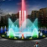 Interactive Lantern Water Programmable Fountain Stainless Steel