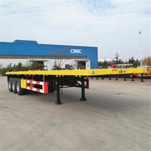 Quality 30 Tonne Truck 40 Foot 3 Axle Flatbed Semi Trailer wholesale