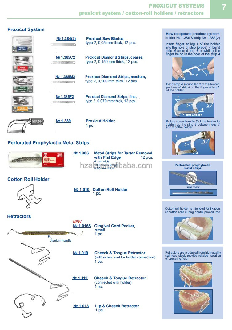 Flat Edge 12pcs/pk Class II Manual TOR VM Perforated Prophylactic Metal Strips for Tartar Removal Power Source Manual