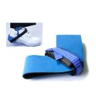 Blue Esd Products Two Layer Rubber Heel Grounder / Strap For Production Line