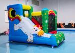 Family Mini Inflatable Bounce House For Backyard Rainbow Color