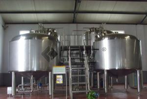 Quality Stainless Steel Turnkey Microbrewery Equipment Brewhouse System Craft Brewing Plant wholesale