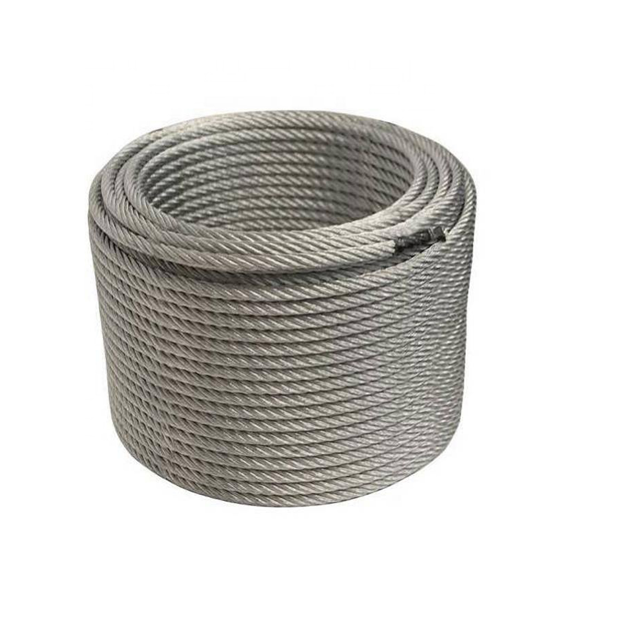 Deck Railing System T316 Aircraft Cable Kits 500FT 7x7 Strands Stainless Wire 1/8" SS Cable Stainless Steel Wire Rope Cable