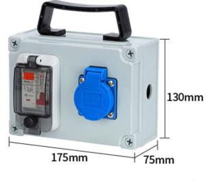 Quality IP65 Plastic hand-held Waterproof Distribution Box Outdoor Portable Electric Box 16A 32A 63A wholesale