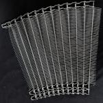 Polishing Chain Link Spiral Wire Mesh Conveyor Belt For Food Transport