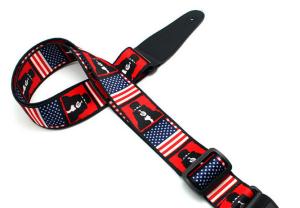 Quality Cute Adjustable Custom Hand Tooled Leather Guitar Straps For Kids wholesale
