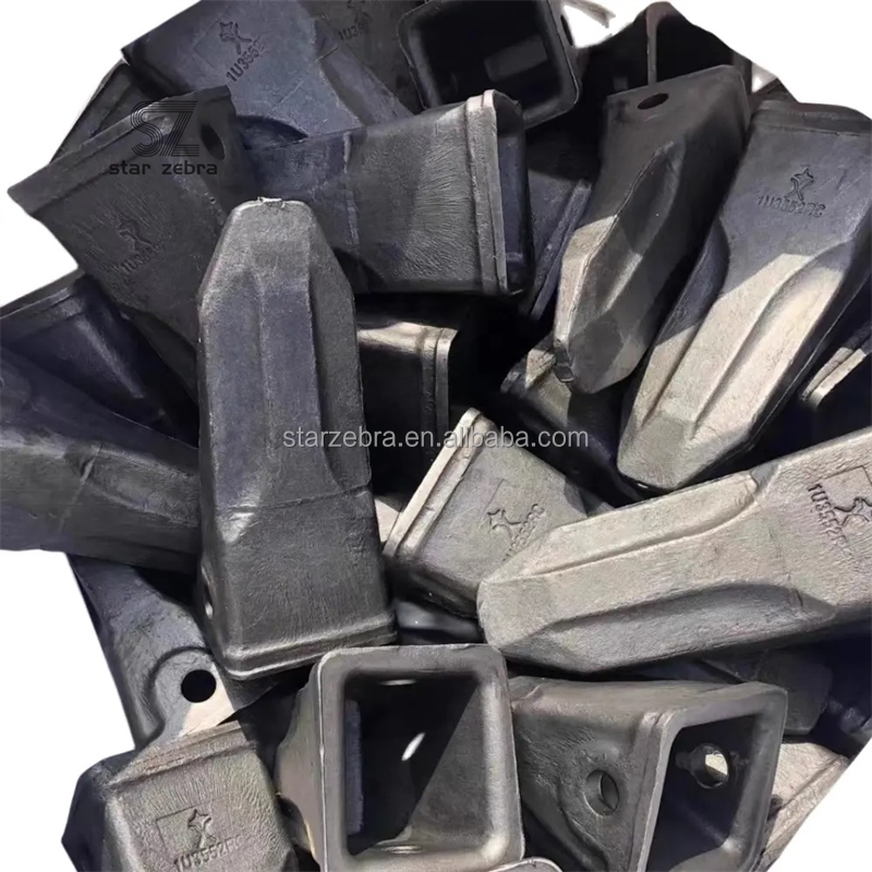 Construction works Doosan DH60 80 130 150 200 220 300 360 420 500 forged flat bucket teeth sharp teeth special tooth seat