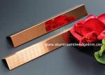 Right Angle Stainless Steel Corner Guards For Wall Bullnose Protection