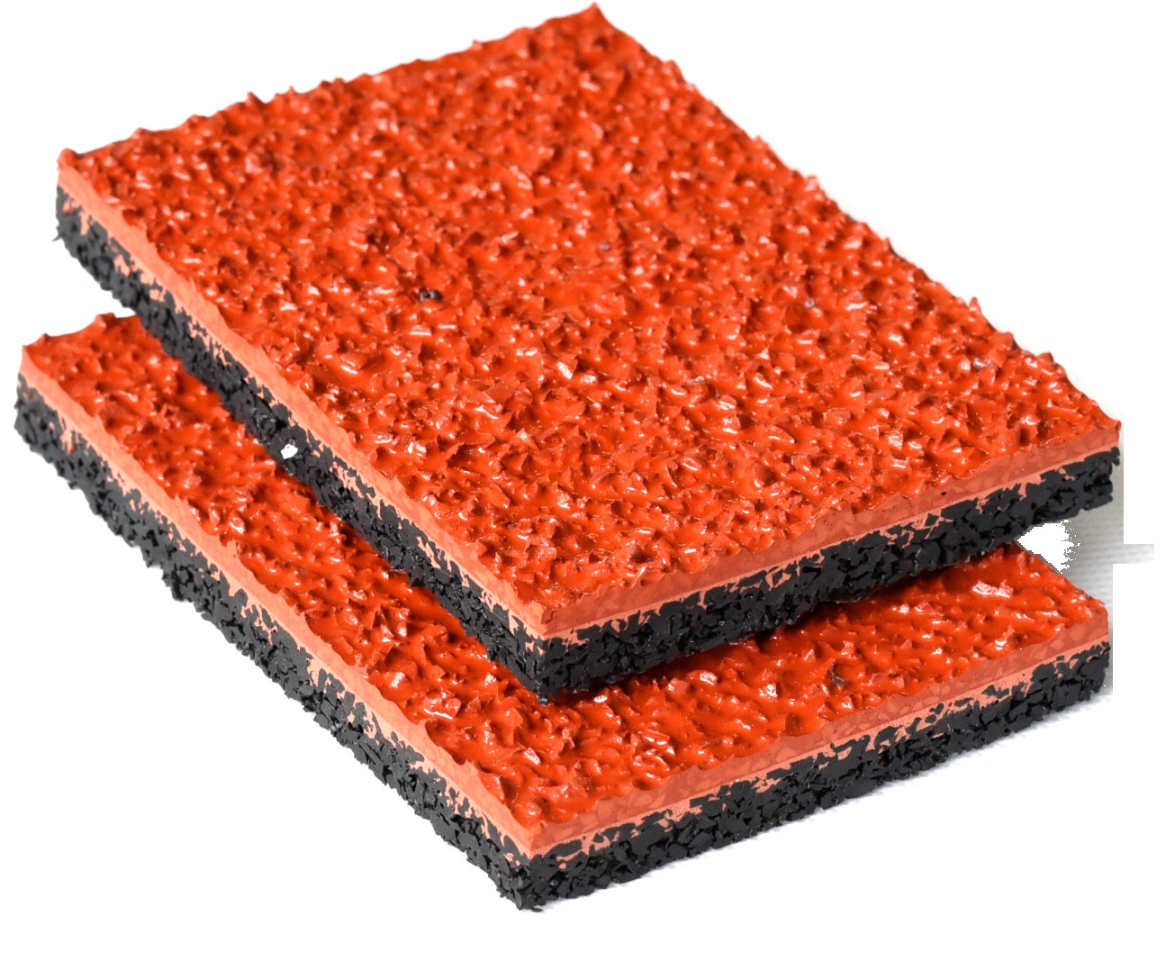 All Weather Spray Coated Synthetic Jogging Track Flooring Eco-Friendly