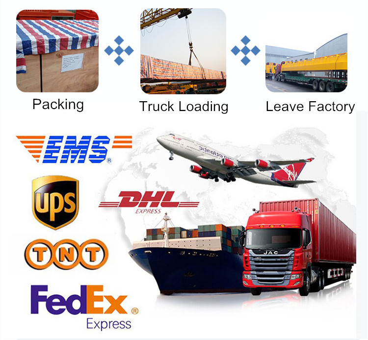 Double Girder mechanical Gantry Crane Rail Track With Electric Hoist Lifting 2