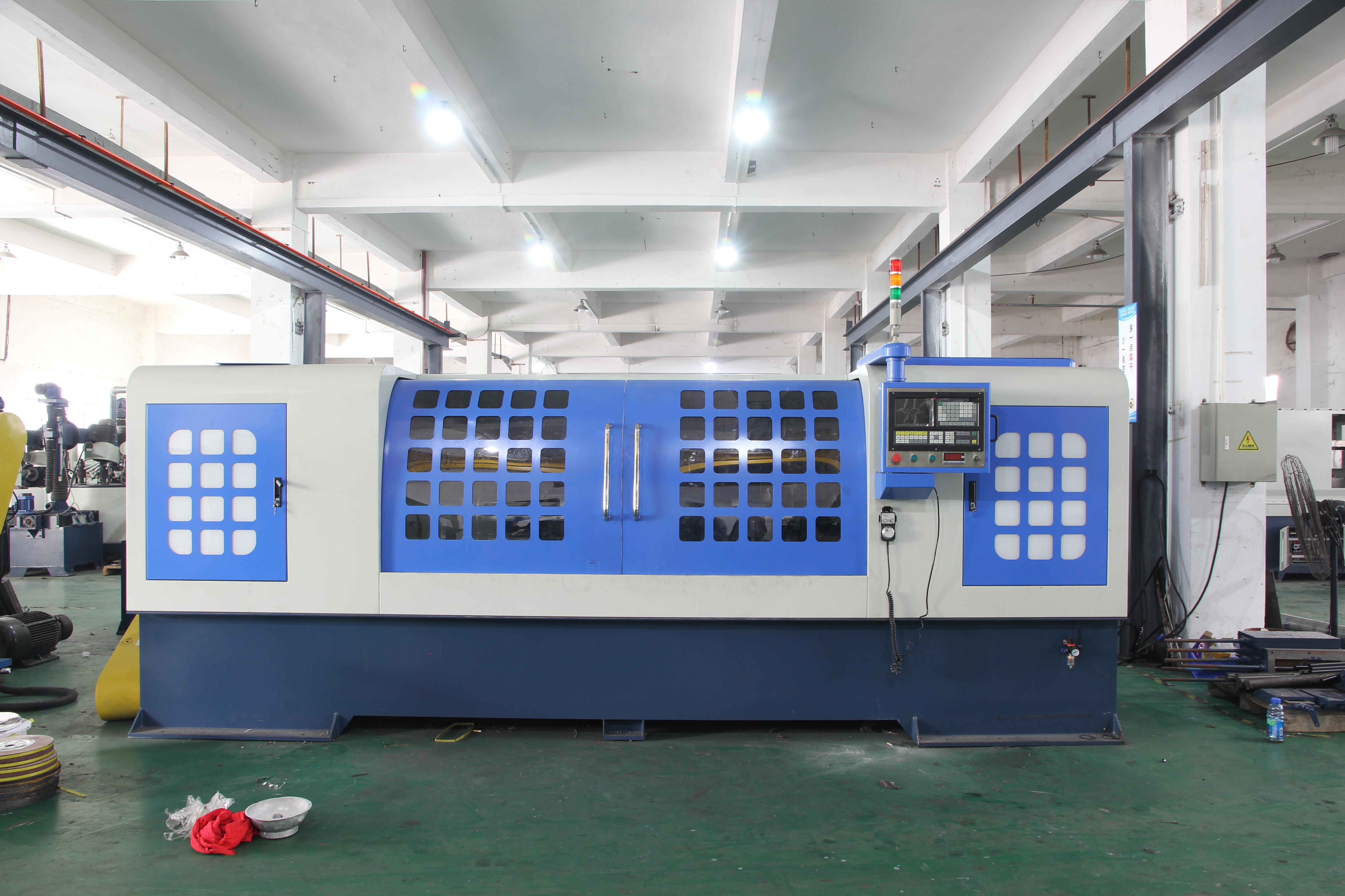 Tank outside polishing buffing machine stainless steel tank shell polishing machine