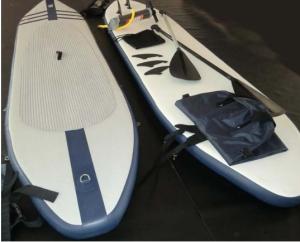 Quality White One Person Inflatable Surfboard Wavestorm Paddle Board 3.3 x 0.72m wholesale