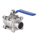 3PC Stainless Steel Welded Ball Valve Customizable for Customer Requirements