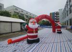 Christmas outdoor oxford santa claus inflatable advertising signs arch tube