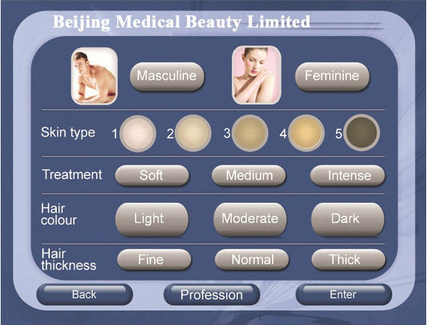 Multifunctional SHR RF Q Switched ND YAG Laser Hair Removal Machine