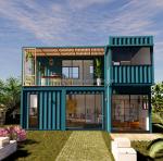 Specialized Expandable Container Houses Deluxe Prefabricated Villa House for