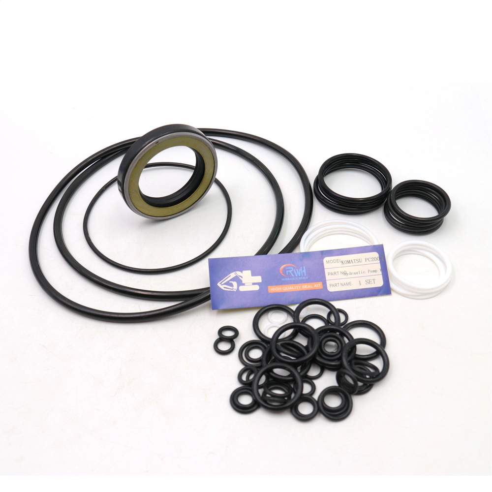 Komatsu PC200-7 Main Pump Seal Kit Replacement NBR PTFE Material