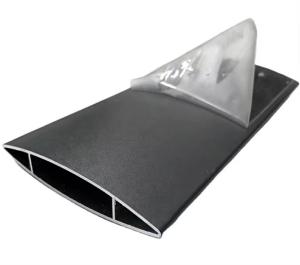 Quality Custom Building Facade Extruded Aerofoil Fins Aluminum Profile Louvers Blade wholesale