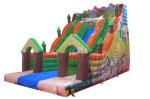 Commercial Large Inflatable Slide Animal Kingdom Themed With Air Blower