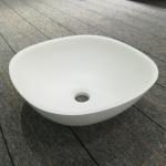 Aluminum Powder Acrylic Solid Surface Counter Top Wash Basin