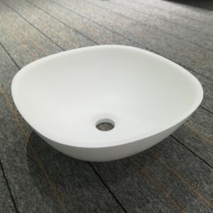 Quality Aluminum Powder Acrylic Solid Surface Counter Top Wash Basin wholesale