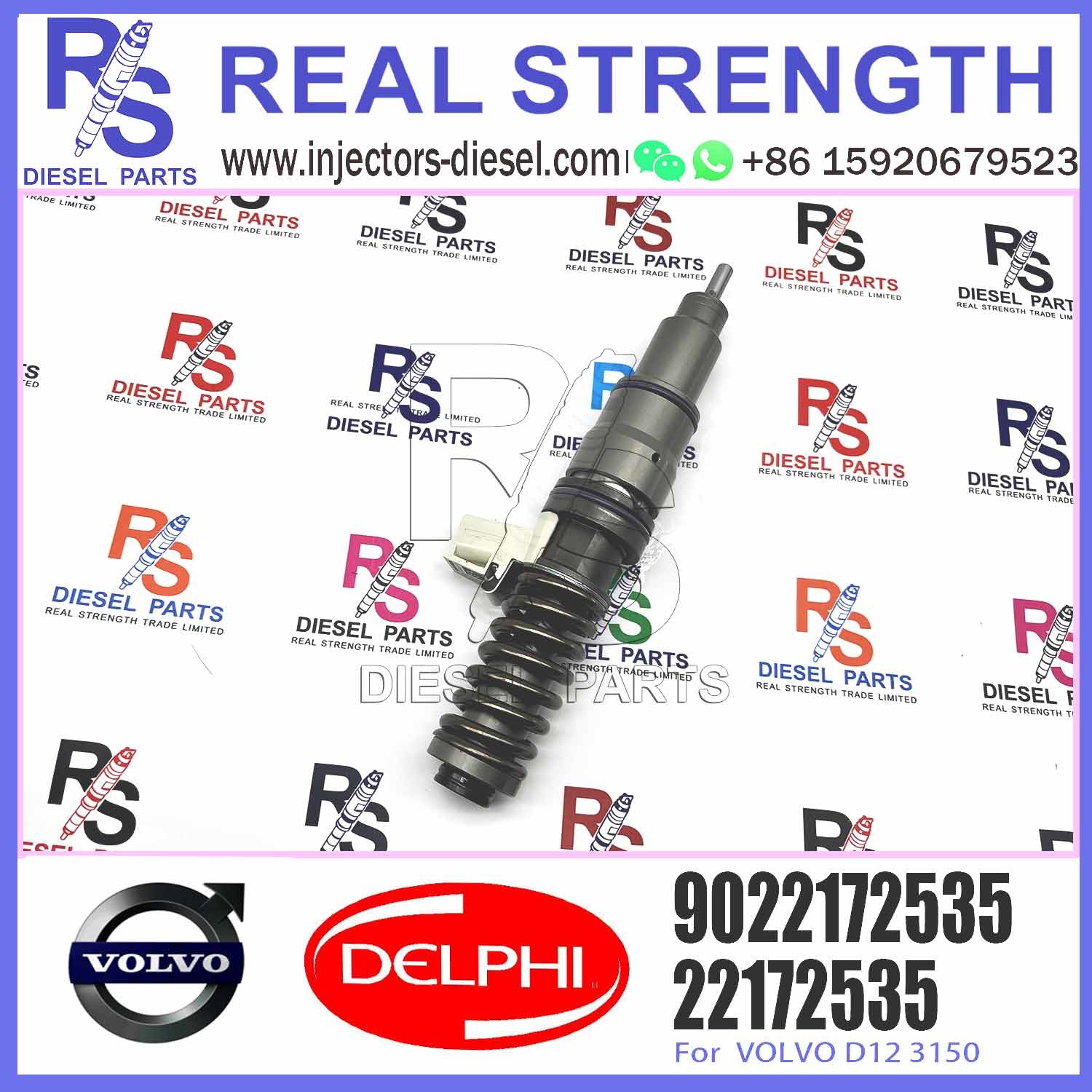 New Common Rail Diesel Fuel Injector 22172535 BEBE4D34101 9022172535 for Engine Parts