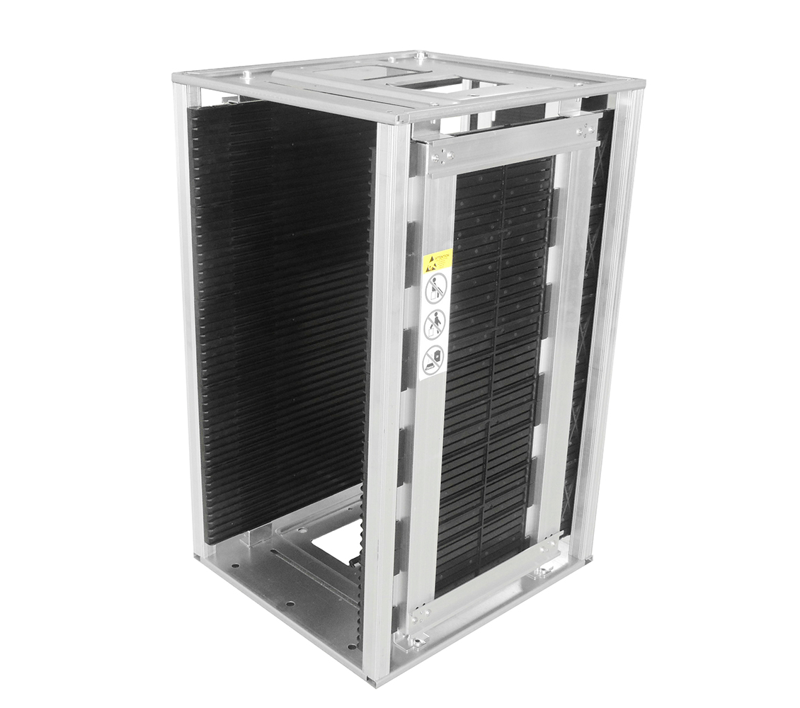 3.0mm Depth 125 Degree 100KG Capacity ESD Magazine Rack
