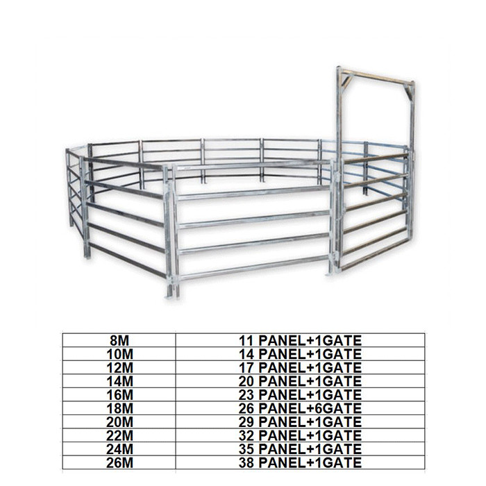 13 Portable Horse Stall Panels HEAVY Duty Outdoor Animal Enclosure with Gate