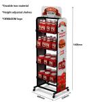 High quality aluminum metal bakery bread display storage rack metal bread basket