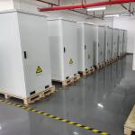 Outdoor Telecom Equipment Weatherproof Data Cabinets 18U 22U 32U