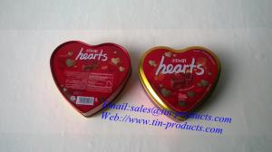 Quality Heart Shaped Tin Gift Box, Heart Shaped Tin Gift Box for different choclate wholesale