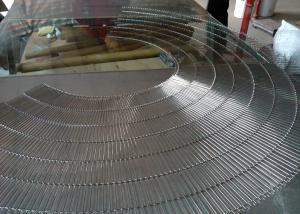 SS304 Flat Flex Conveyor Wire Belt 2.5mm Diameter For Food Delivery
