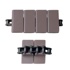 Quality SS963 straight running snap on plate top conveyor chain overlapping plastic flights wholesale