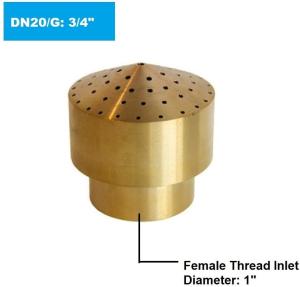 Quality 1 Inch 4 Tiers DN25 Dancing Fountain Nozzles wholesale