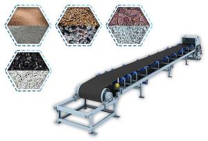 Quality V Idler Belt Conveyor Machine High Stable Speed Long Service Life For Heavy Bulk Materials wholesale