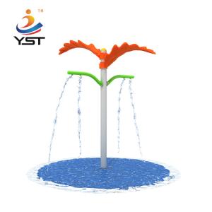 Quality Sand Blasting Water Park Playground Equipment Double Leaf Water Jet wholesale
