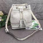 Authentic Crocodile Skin Drawstring Closure Women's Bucket Purse Exotic