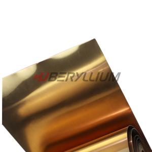 Quality C17200 TB00 Annealed Beryllium Copper Plate DIN.2.1247 0.95mmx80mm wholesale