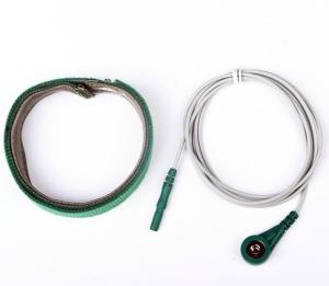 Quality Reusable Ground Electrode With 1500mm Snap Cable And 450mm Belt wholesale