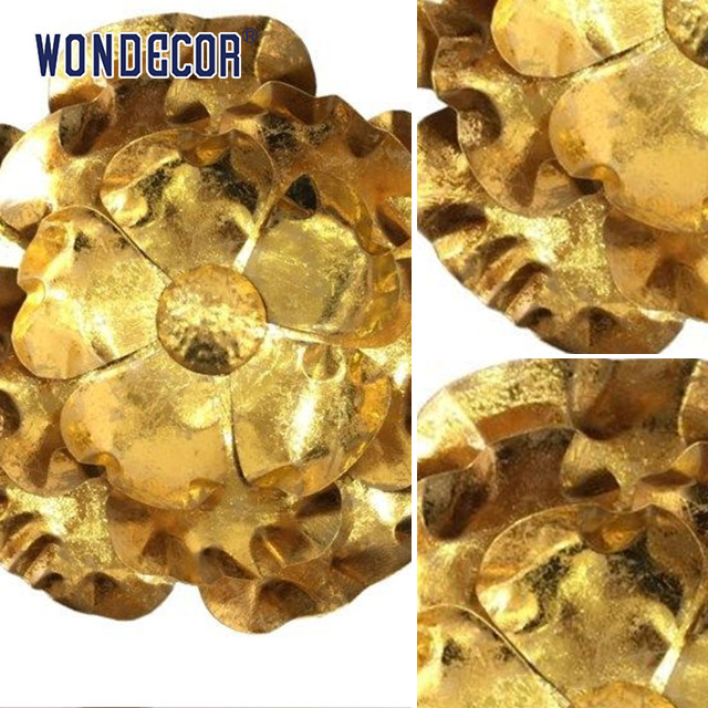 Large Indoor Flower Metal Wall Art Sculpture Weather Performance