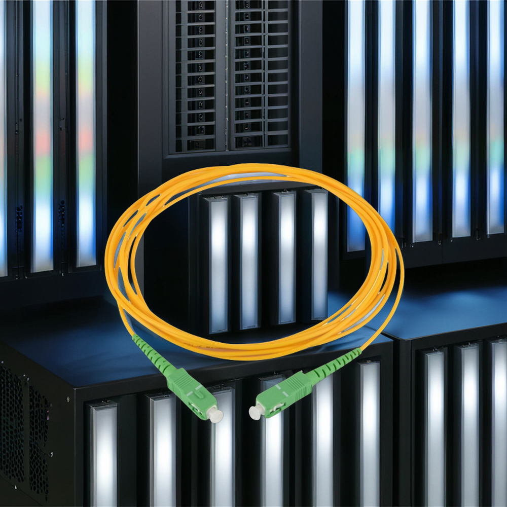 SC/APC-SC/APC G657A1 Simplex Fiber Optic Patch Cord for Indoor in Telecommunications