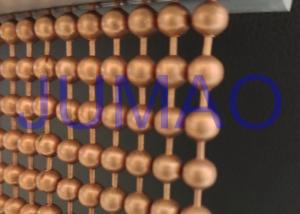 Quality Round Stainless Steel Ball Chain Curtain Fashionable Electroplating For Office wholesale