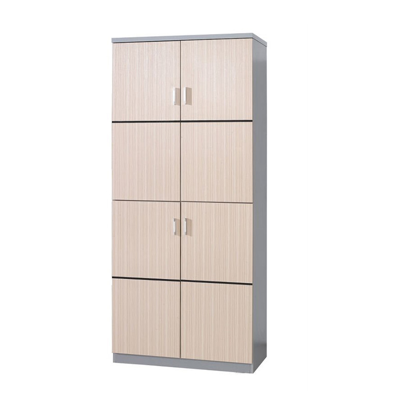 Wooden Office Bookcase Glass Door Document File Book Cabinet