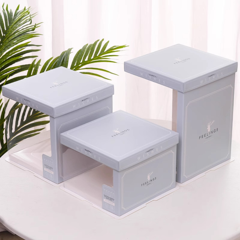 Professional CMYK/Pontone Offsent Printing Cake Boxes for Customized Food Packaging