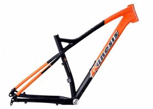 Quality Cold Forged Aluminum Mtb Hardtail Frame Orange Color 148 X 12 Dropout wholesale